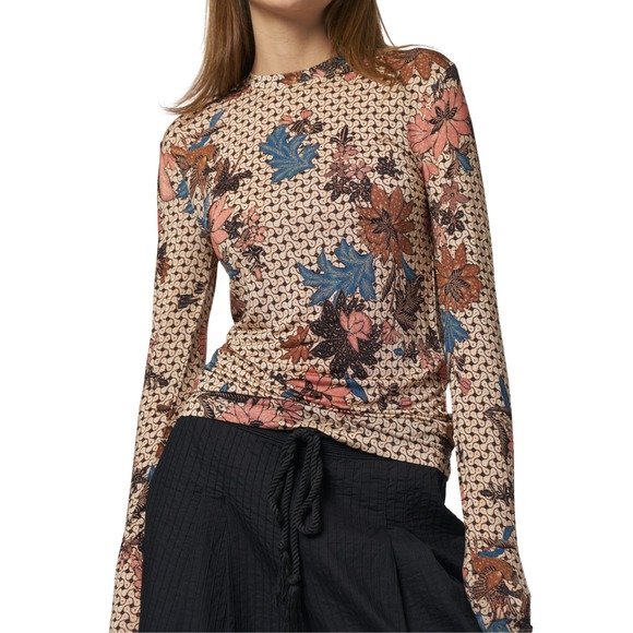 Ulla Johnson Tops - Ulla Johnson Floral Feminine Romantic Eve Top M Long Sleeve Lightweight Stretchy